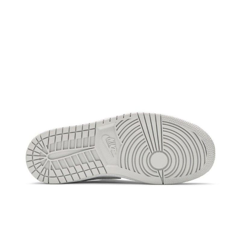 Air Jordan 1 Retro Alacsony És Fehér Szürke Női Cipő