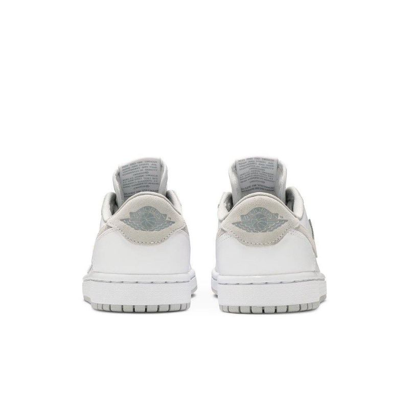 Air Jordan 1 Retro Alacsony És Fehér Szürke Női Cipő