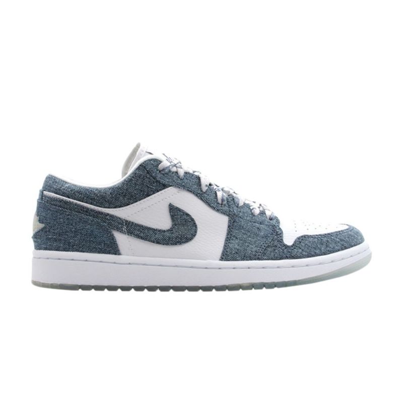Air Jordan 1 Retro Alacsony Fehér Kék Női Cipő
