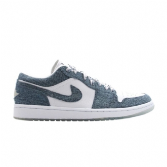 Air Jordan 1 Retro Alacsony Fehér Kék Női Cipő