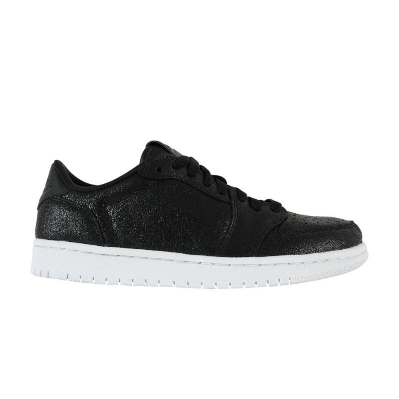 Air Jordan 1 Retro Alacsony Fekete Arany Fehér Női Cipő