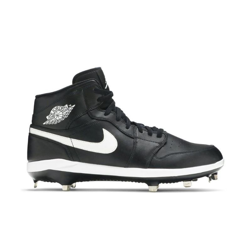 Air Jordan 1 Retro Fém Fekete Fehér Férfi Cipő