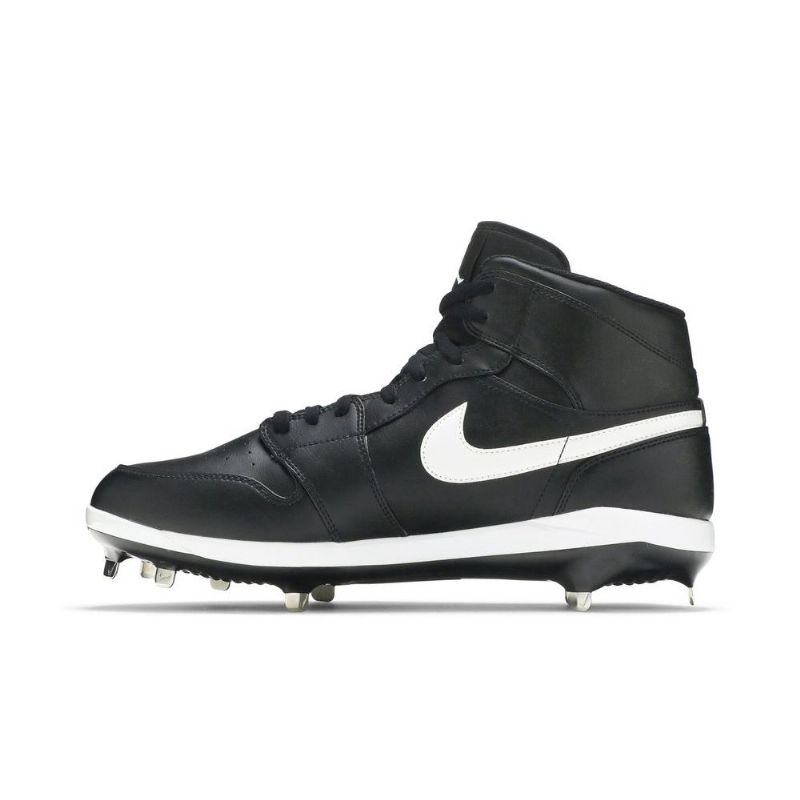Air Jordan 1 Retro Fém Fekete Fehér Férfi Cipő