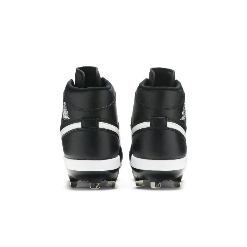 Air Jordan 1 Retro Fém Fekete Fehér Férfi Cipő