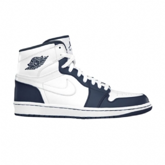 Air Jordan 1 Retro High Fehér Sötétkék Férfi Cipő