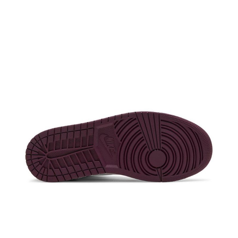 Air Jordan 1 Retro High Og Bordeaux Fehér Ezüst Férfi Cipő