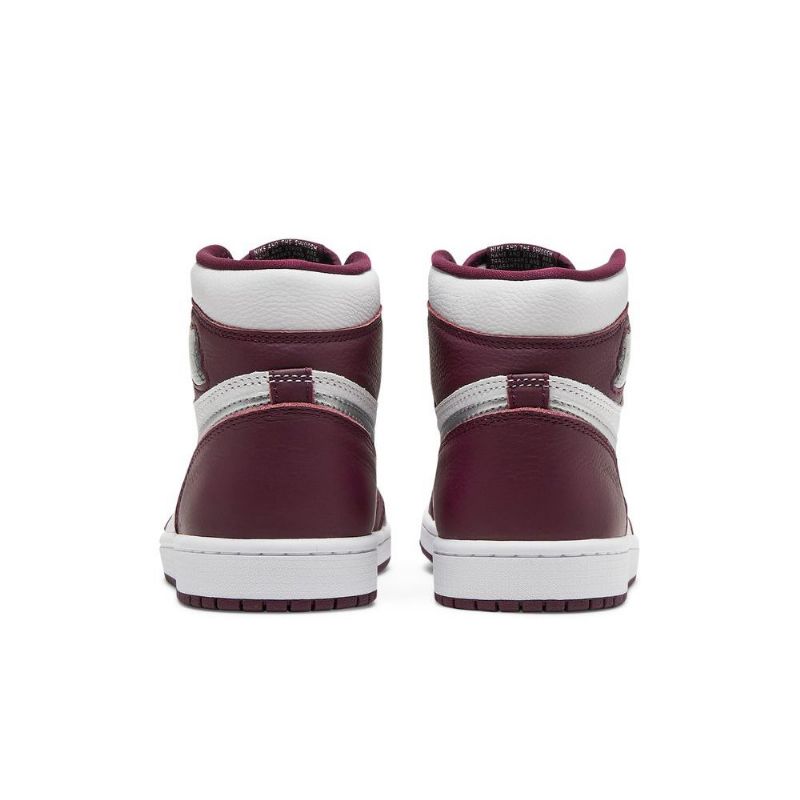 Air Jordan 1 Retro High Og Bordeaux Fehér Ezüst Férfi Cipő