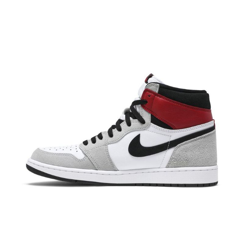 Air Jordan 1 Retro High Og Fehér Fekete Szürke Piros Férfi Cipők