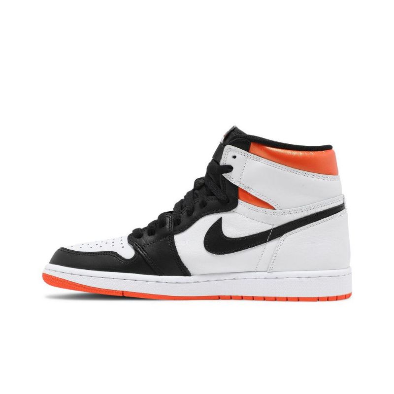 Air Jordan 1 Retro High Og Fehér Narancssárga Fekete Férfi Cipő