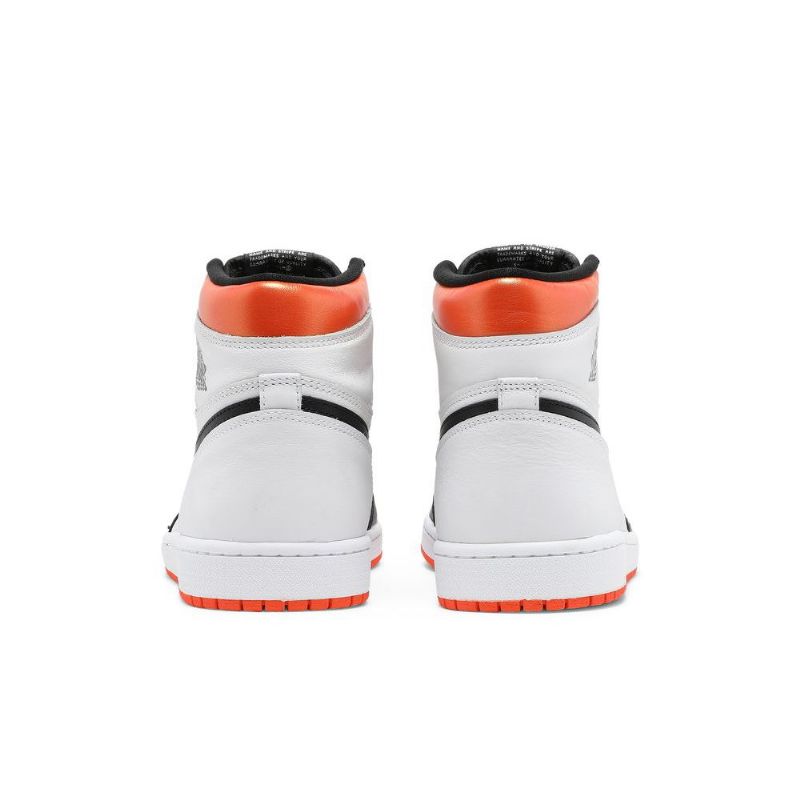 Air Jordan 1 Retro High Og Fehér Narancssárga Fekete Férfi Cipő