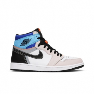 Air Jordan 1 Retro High Og Fehér Többszínű Férfi Cipő