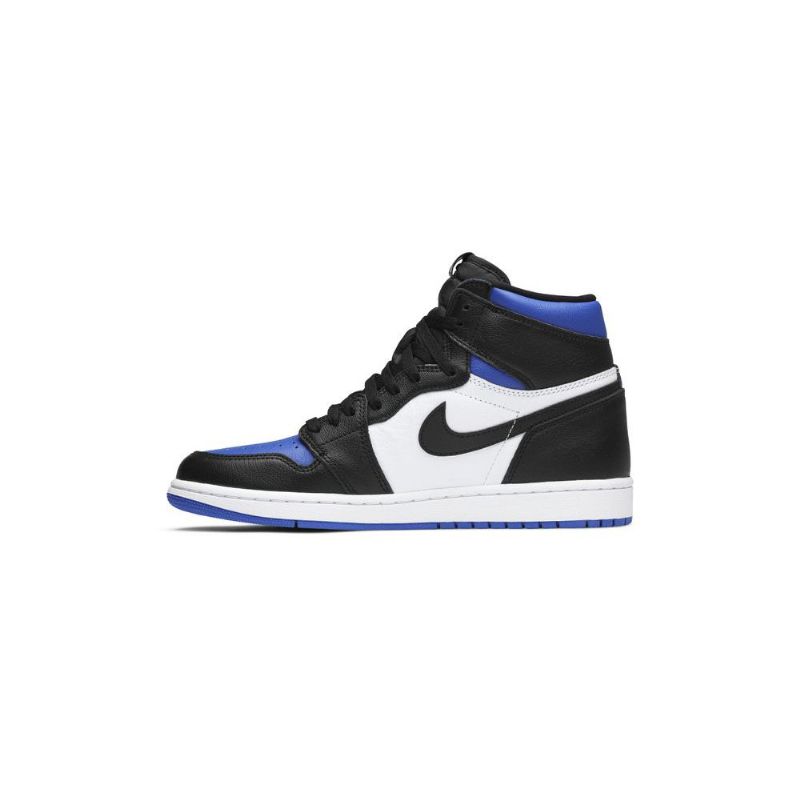 Air Jordan 1 Retro High Og Fekete Fehér Kék Férfi Cipő