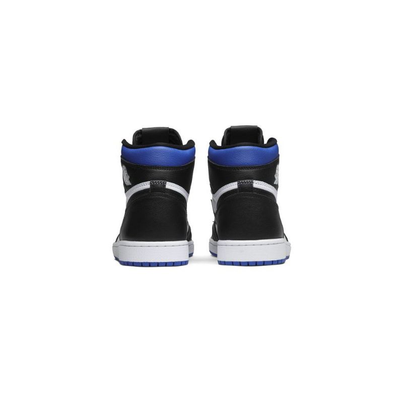 Air Jordan 1 Retro High Og Fekete Fehér Kék Férfi Cipő