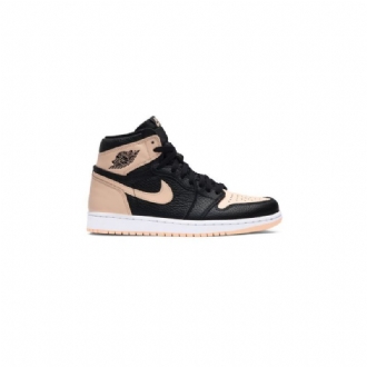 Air Jordan 1 Retro High Og Fekete Rózsaszín Fehér Férfi Cipők