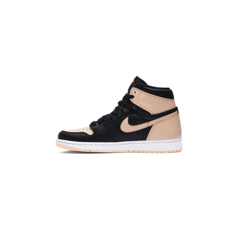 Air Jordan 1 Retro High Og Fekete Rózsaszín Fehér Férfi Cipők