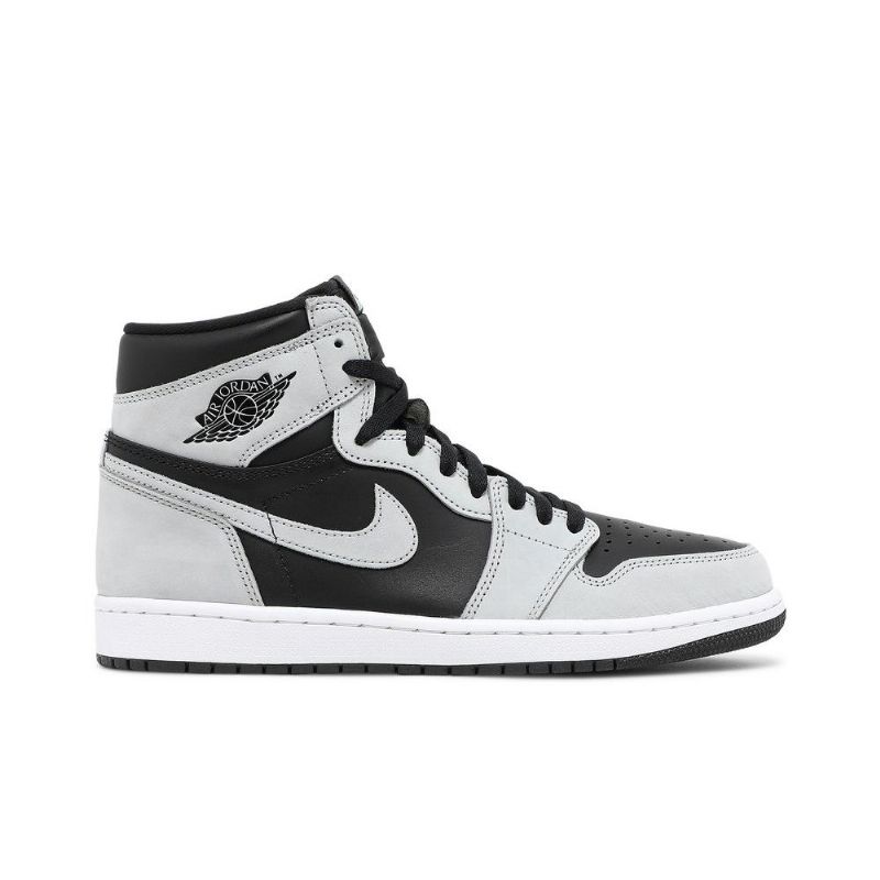 Air Jordan 1 Retro High Og Fekete Szürke Fehér Férfi Cipők