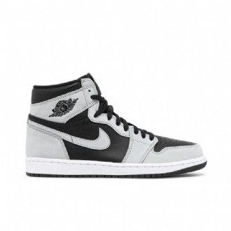 Air Jordan 1 Retro High Og Fekete Szürke Fehér Férfi Cipők