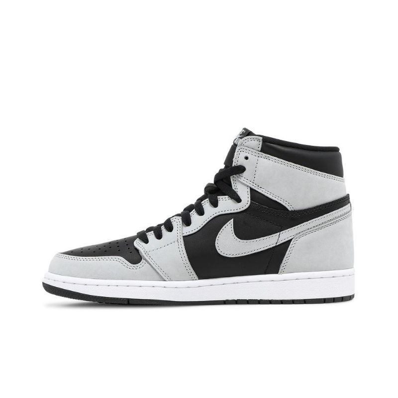 Air Jordan 1 Retro High Og Fekete Szürke Fehér Férfi Cipők