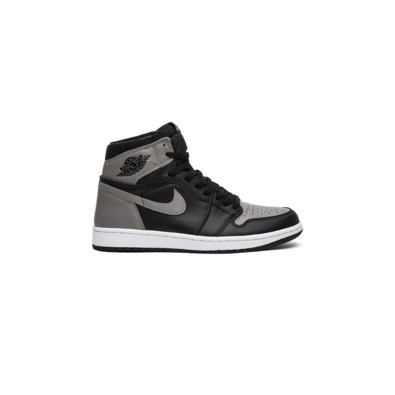 Air Jordan 1 Retro High Og Fekete Szürke Fehér Férfi Cipők