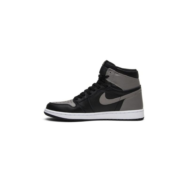 Air Jordan 1 Retro High Og Fekete Szürke Fehér Férfi Cipők
