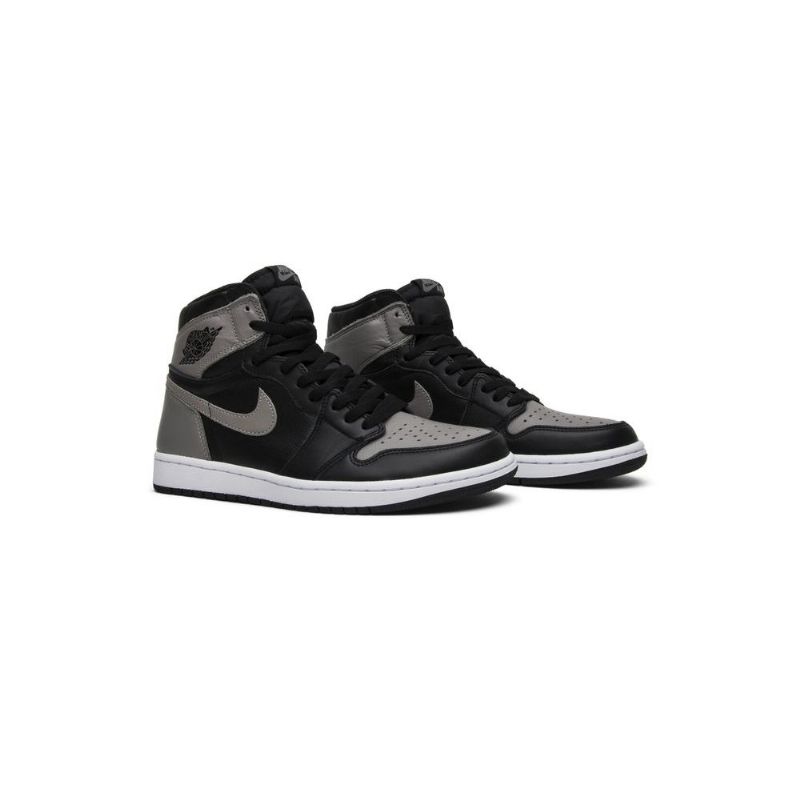 Air Jordan 1 Retro High Og Fekete Szürke Fehér Férfi Cipők