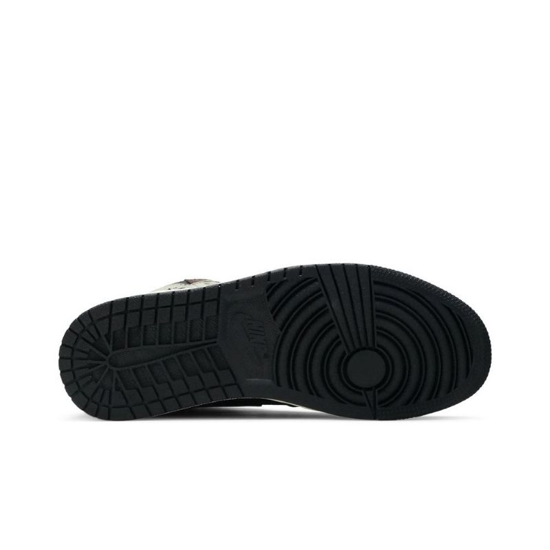 Air Jordan 1 Retro High Og Fekete Zöld Barna Férfi Cipők