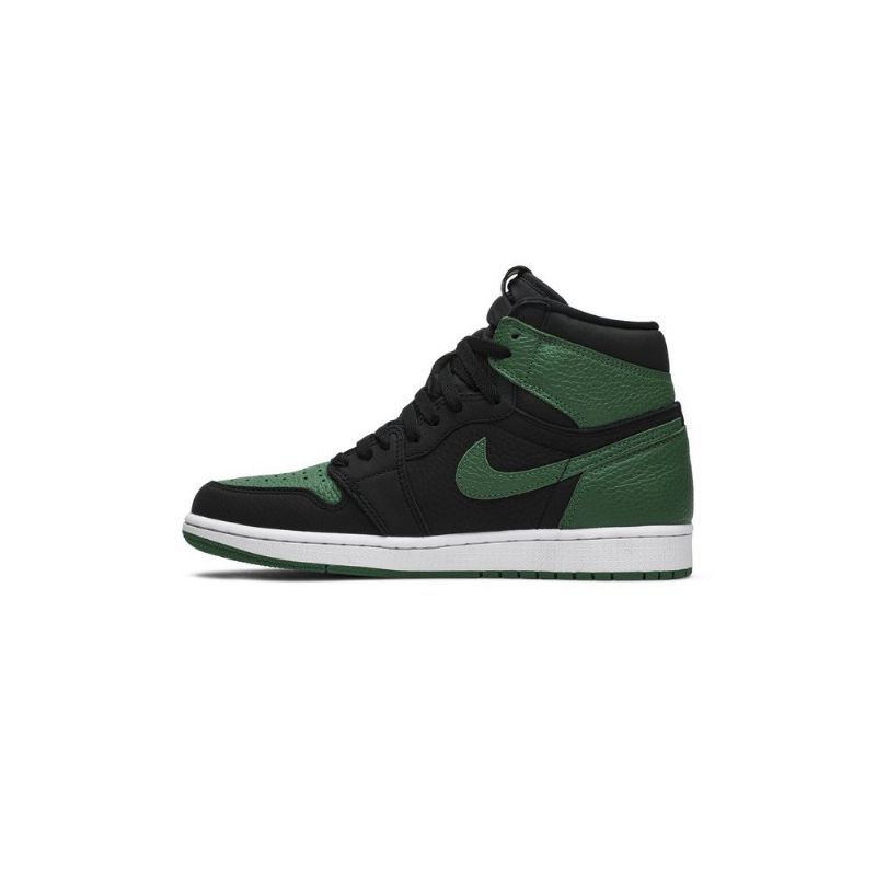 Air Jordan 1 Retro High Og Fekete Zöld Férfi Cipő