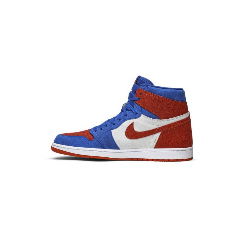 Air Jordan 1 Retro High Og Pe Kék Fehér Narancssárga Férfi Cipő