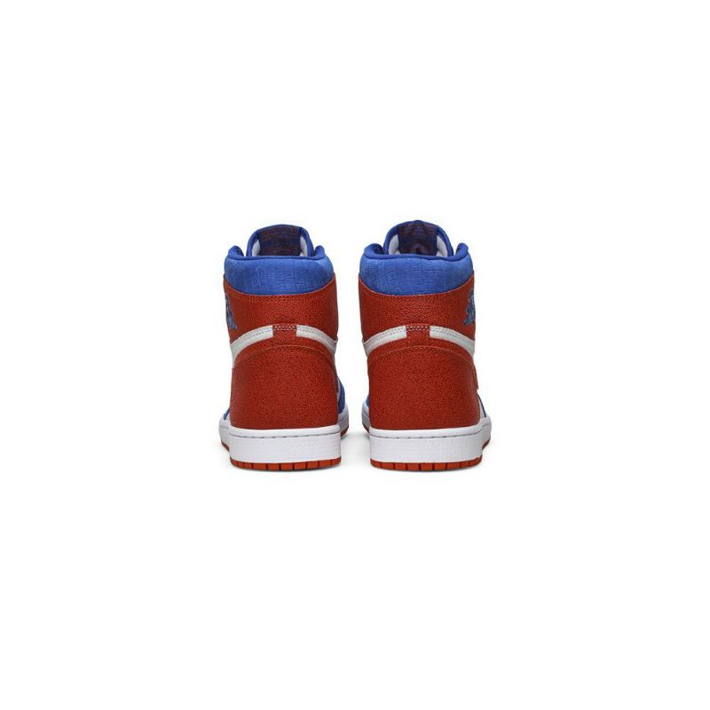 Air Jordan 1 Retro High Og Pe Kék Fehér Narancssárga Férfi Cipő