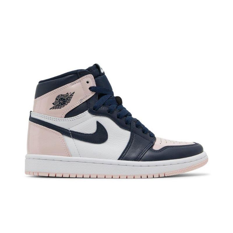 Air Jordan 1 Retro High Og Se Rózsaszín Fehér Sötétkék Női Cipő