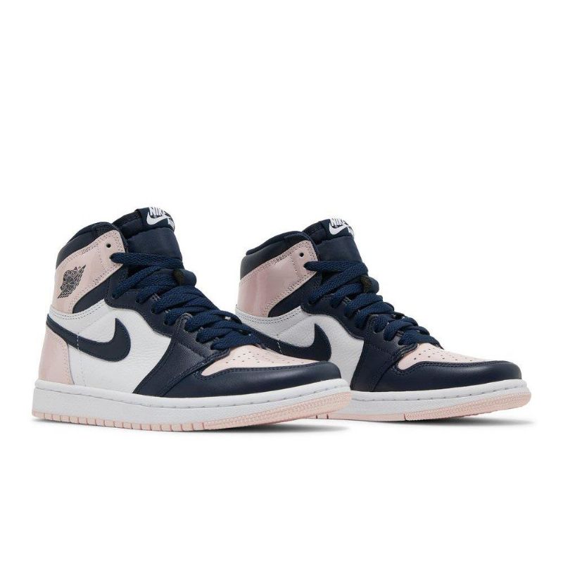 Air Jordan 1 Retro High Og Se Rózsaszín Fehér Sötétkék Női Cipő