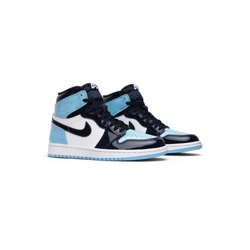 Air Jordan 1 Retro High Og Sötétkék Fehér Női Cipő