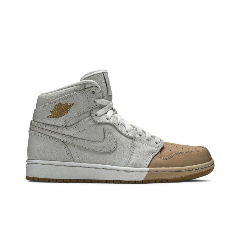 Air Jordan 1 Retro High Premium Fehér Gold Női Cipő