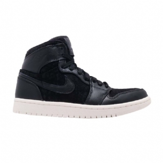Air Jordan 1 Retro High Premium Fekete Női Cipő