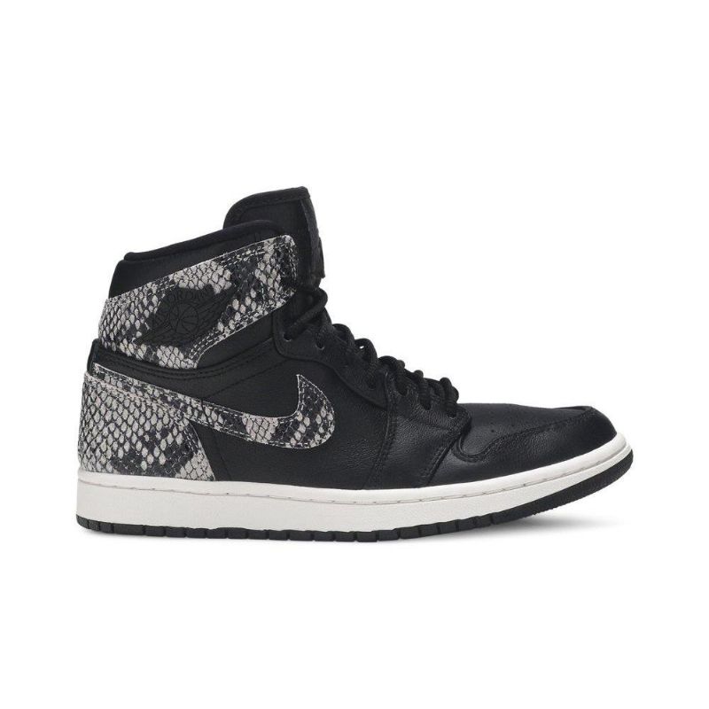 Air Jordan 1 Retro High Premium Fekete Szürke Női Cipő