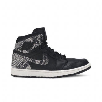 Air Jordan 1 Retro High Premium Fekete Szürke Női Cipő