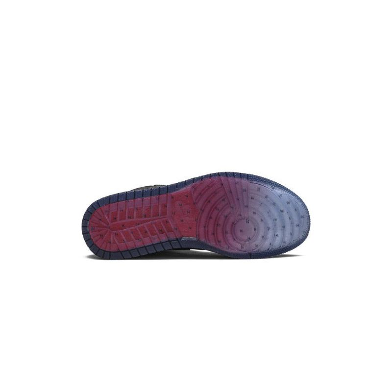 Air Jordan 1 Retro High Zoom Fekete Többszínű Férfi Cipő