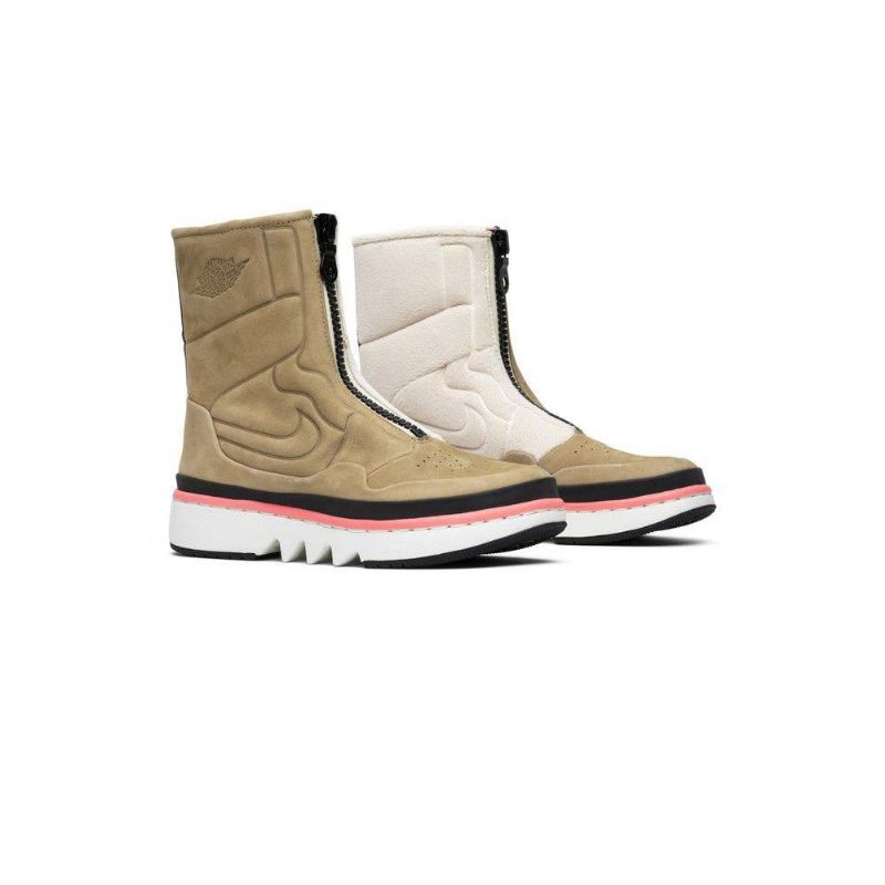 Air Jordan 1 Retro Jester Xx Bézs Zöld Rózsaszín Fekete Női Cipő