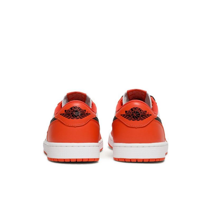 Air Jordan 1 Retro Low Og Narancs Fehér Fekete Férfi Cipők