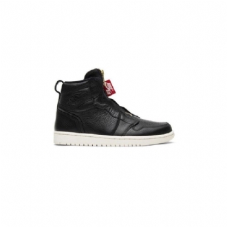Air Jordan 1 Retro Magas Cipzáras Fekete Fehér Női Cipő