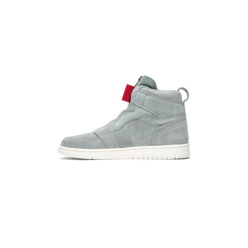 Air Jordan 1 Retro Magas Cipzáras Zöld Piros Női Cipő