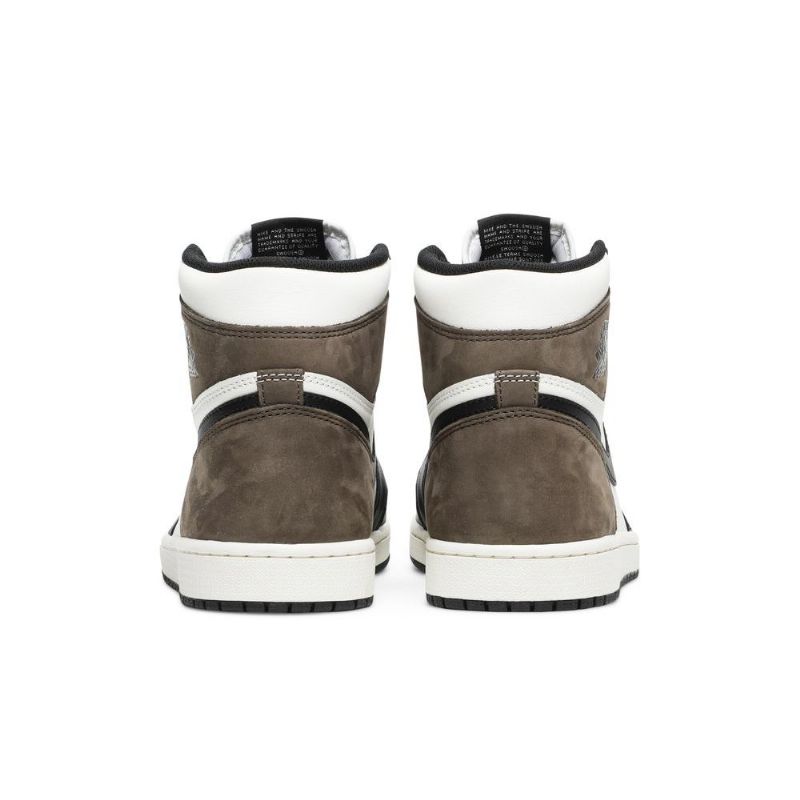 Air Jordan 1 Retro Magas És Fehér Barna Fekete Férfi Cipő