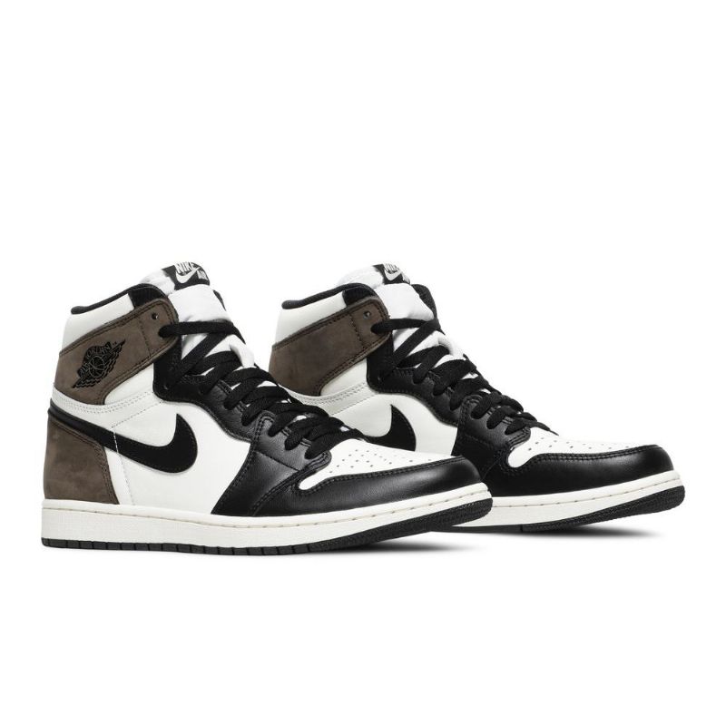 Air Jordan 1 Retro Magas És Fehér Barna Fekete Férfi Cipő