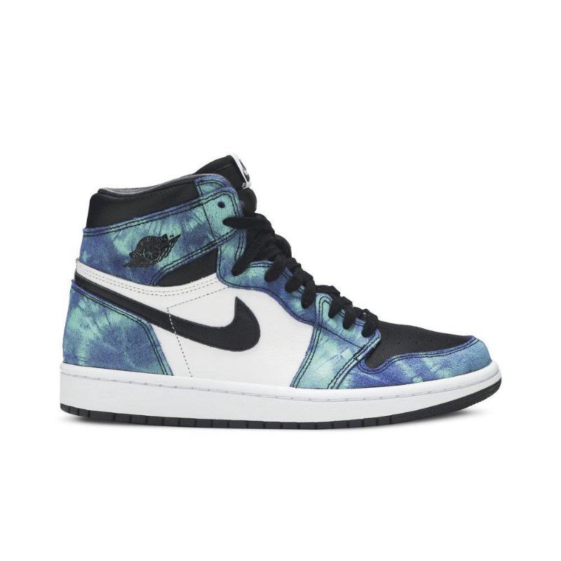Air Jordan 1 Retro Magas És Fehér Fekete Zöld Női Cipő
