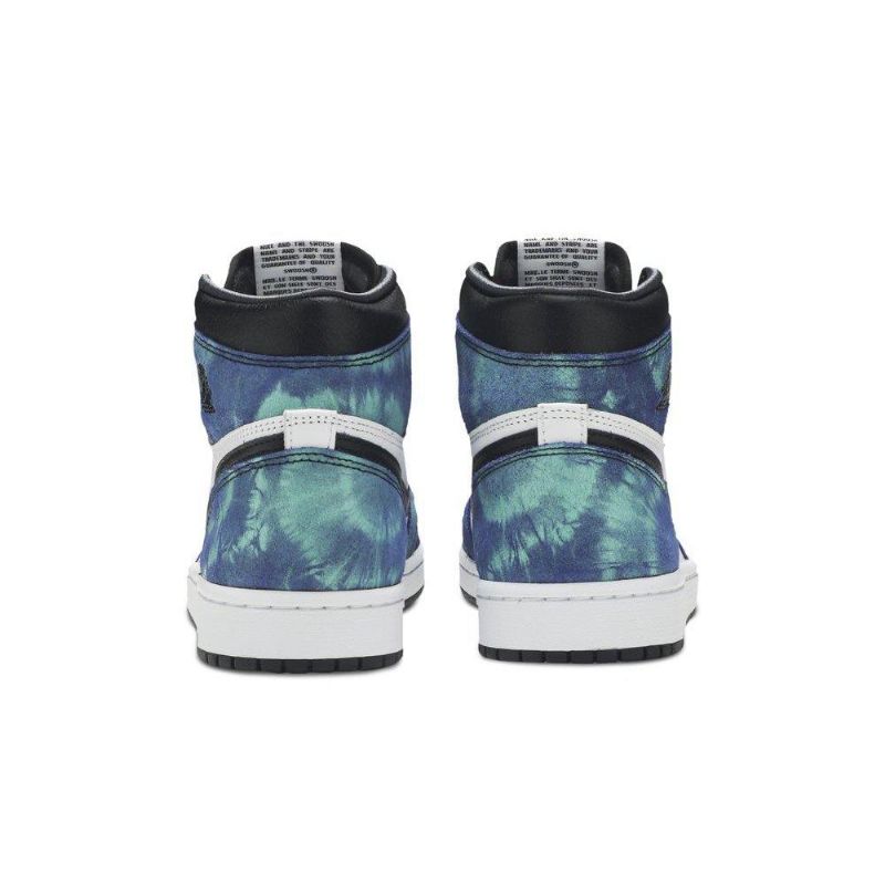 Air Jordan 1 Retro Magas És Fehér Fekete Zöld Női Cipő