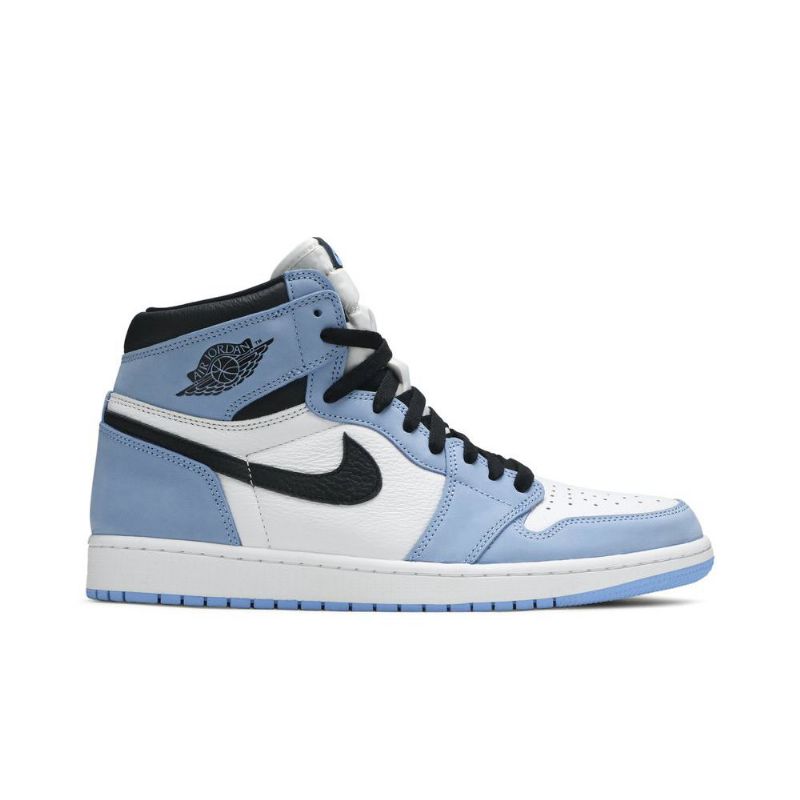 Air Jordan 1 Retro Magas És Fehér Kék Fekete Férfi Cipő