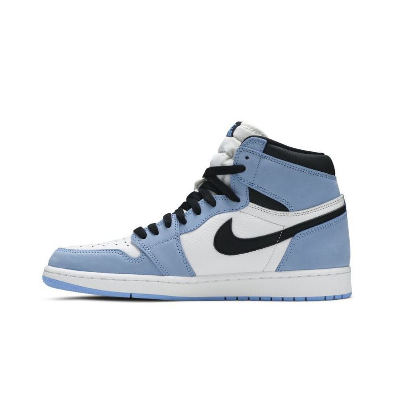Air Jordan 1 Retro Magas És Fehér Kék Fekete Férfi Cipő