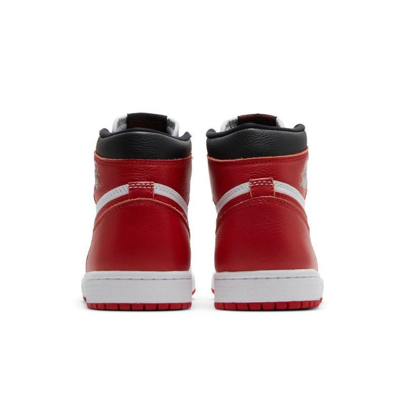 Air Jordan 1 Retro Magas És Fehér Piros Fekete Férfi Cipő