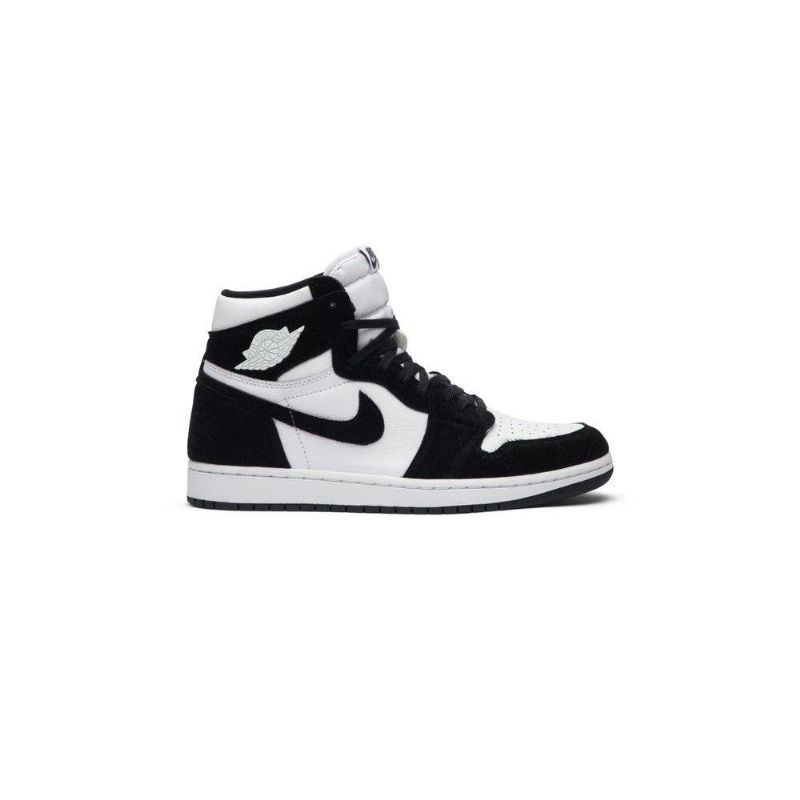 Air Jordan 1 Retro Magas És Fekete Fehér Női Cipő
