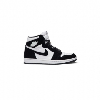 Air Jordan 1 Retro Magas És Fekete Fehér Női Cipő